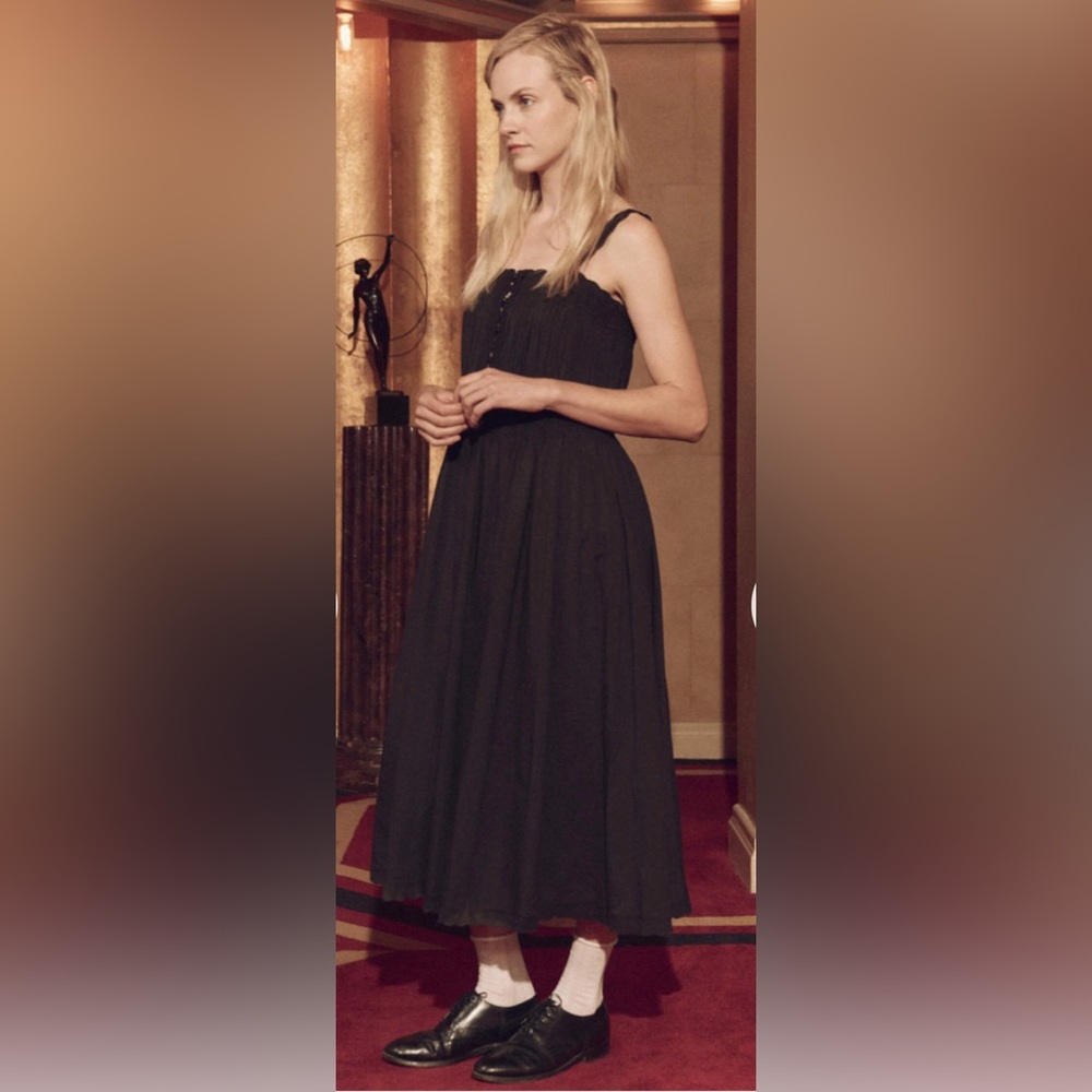 The Great - The Cachet Dress in Black Size 2